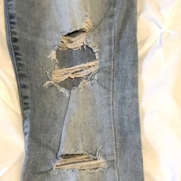 American eagle distressed super-stretch jeggings. - Picture 2 of 8